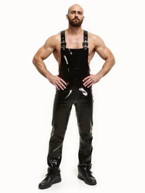 Latex Overalls Bodysuit For Men