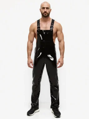 Latex Overalls Bodysuit For Men