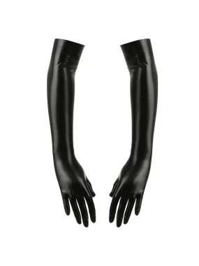 Latex Elbow Length Seamless Design Glove