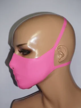 Pink Latex Face Mask