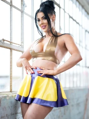 Latex Zuri Rubber Skating Skirt