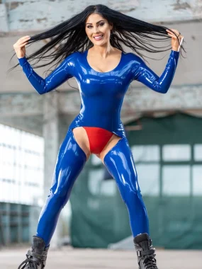 Latex Vincenza Rubber Chaps Catsuit