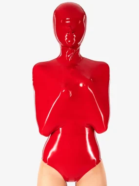 Latex Bondage bodysuit with attached mask