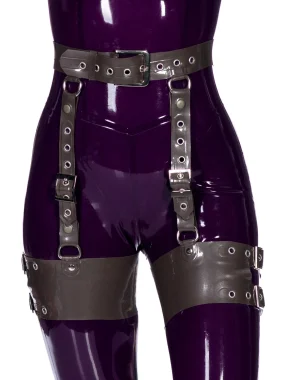 Latex Davina Leg Harness