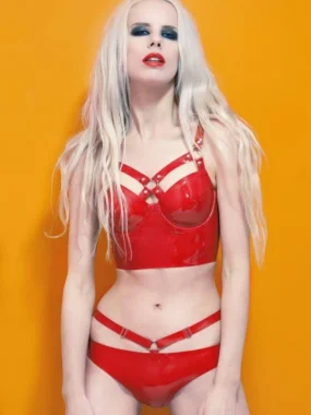 Latex Larissa Harness Bra