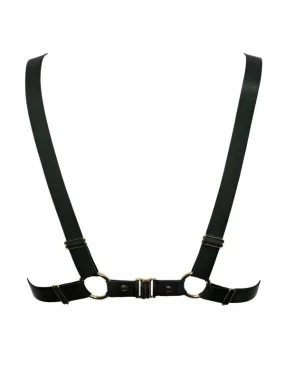 Latex Cage Bra Harness