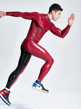 Athletic Style Latex Catsuit