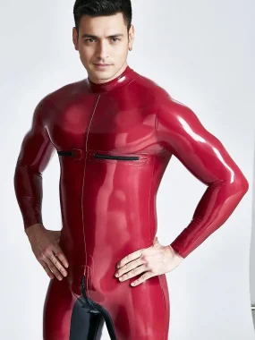 Athletic Style Latex Catsuit