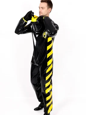 Latex Zombie Biohazard Haz Mat Style Protection Suit For Men