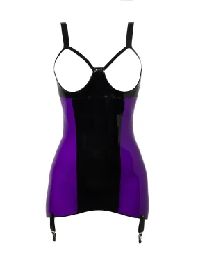 Latex Open Chest Female Sexy Dress