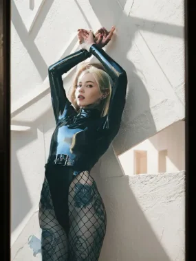 Latex Storm High Waist Long Sleeve Bodysuit