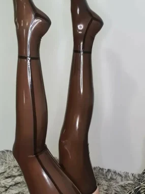 Classix Transparent Latex Stockings