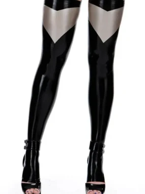 Latex Morgana Toeless Stockings