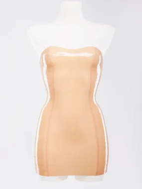 Latex Strapless Dress