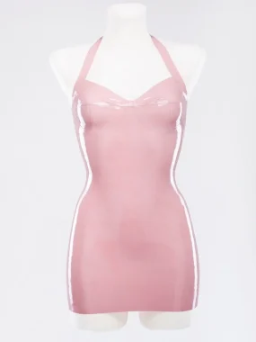 Halter Latex Dress with Molded Cups