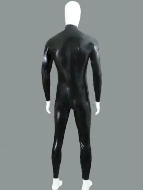 Front Zip Latex Full Catsuit