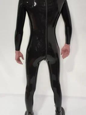 High Neck Latex Catsuit