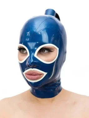 Latex Hood with Hair Tube Latex Hood with Hair Tube