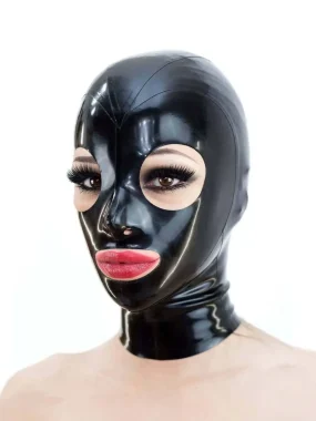 Latex Mask with Open Eyes and Mouth Latex Mask with Open Eyes and Mouth