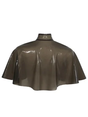 Latex Shoulder Cape with Front Zipper