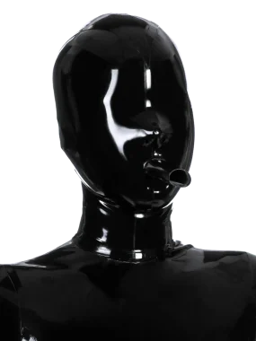 Full Enclosure Latex Mask with Air Tube