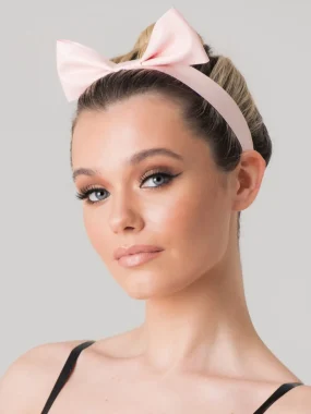 Latex Pink Bow Hairband with Cute Girly Style