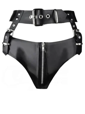 Latex Vixen buckle pants