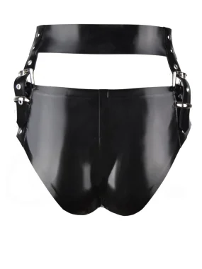 Latex Vixen buckle pants