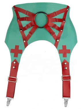 Latex Clinic Goddess Suspender belt