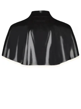 Latex Nun mini cape