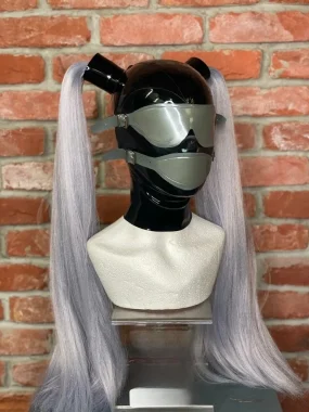 Latex Pigtail 55 Series Bondage Hood