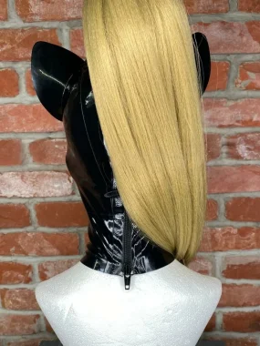 Latex Ponytail Cat Hood