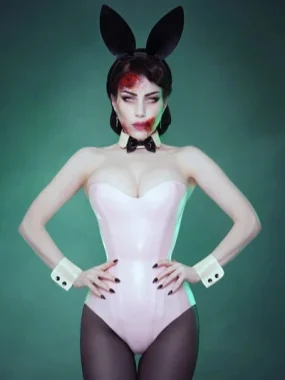 Latex Bunny Girl Bodysuit