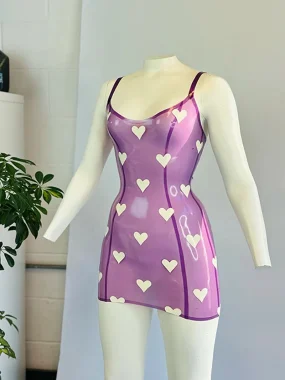 Latex Lucie Heart Dress