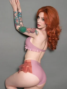 Latex Lilac Pearl knickers