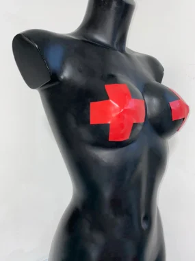 Latex Cow pasties (a pair).