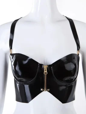Latex Aeon longline bra