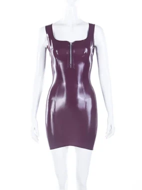 Latex Kat mini dress