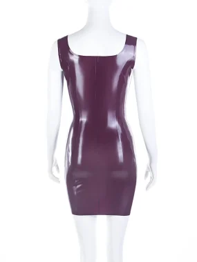 Latex Kat mini dress