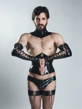 Latex Neck corset