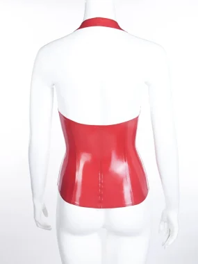 Latex Leslie halter top
