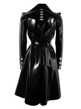 Latex Avalon Trench Coat
