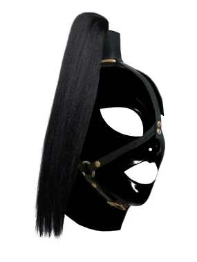 Latex Valentina Face Harness