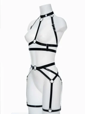 Latex Alice Harness SET
