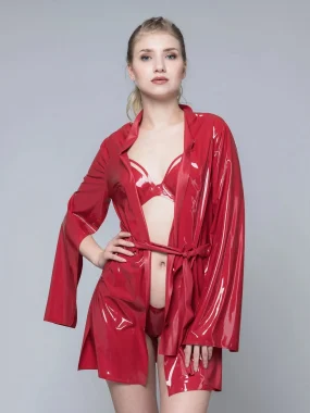 Latex Crush Robe