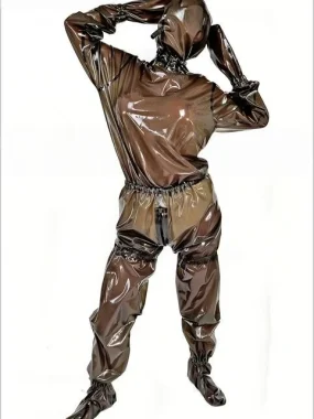 Latex Loose Fitting Total Enclosure Hooded Suit