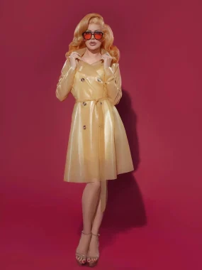 Trench-coat en latex