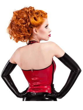 Latex Karneval Neckholder Top Latex Karneval Neckholder Top