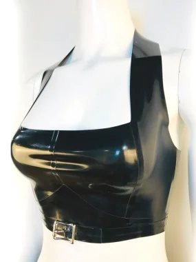 Latex Square Crop Top