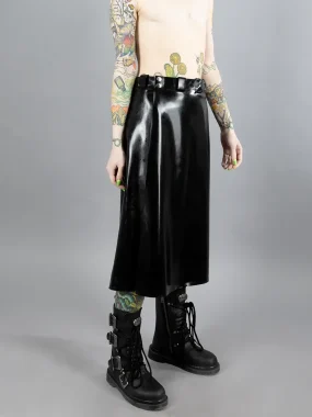 Latex Black Kilt